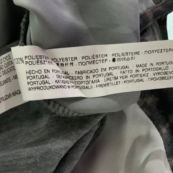 Zara Paris Photo Print Leopard Black Dress Size Large - Picture 8 of 9